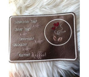 Stickserie ITH - Mug Rug 23x Freche Sprüche